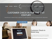 Tablet Screenshot of lobbycentral.com